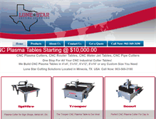 Tablet Screenshot of lonestarcuttingsolutions.com